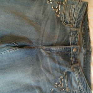 Women's Code Bleu Embroidered Jeans
