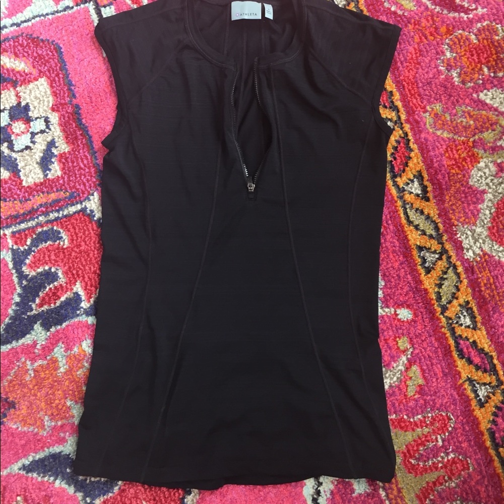 Athleta Performance Stretchy Zip Top - image 3