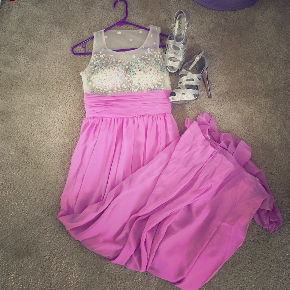 Bejeweled bedazzled gown