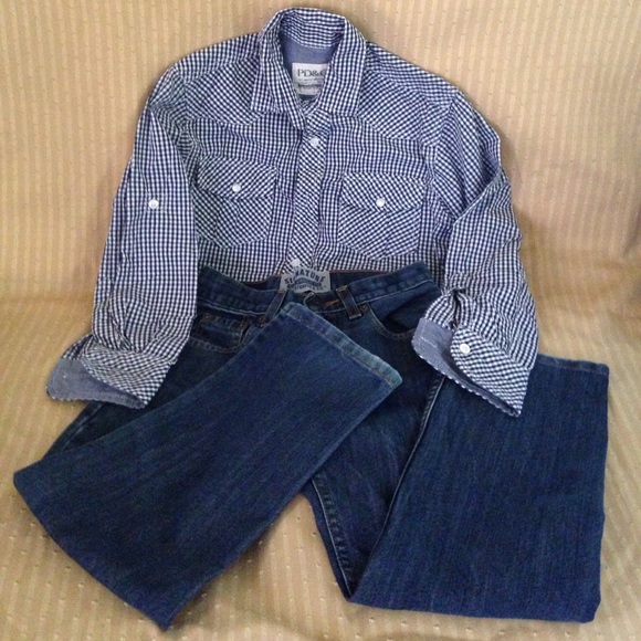 Boys Levi's Jeans and PD & C Polo Shirt - Picture 1 of 3