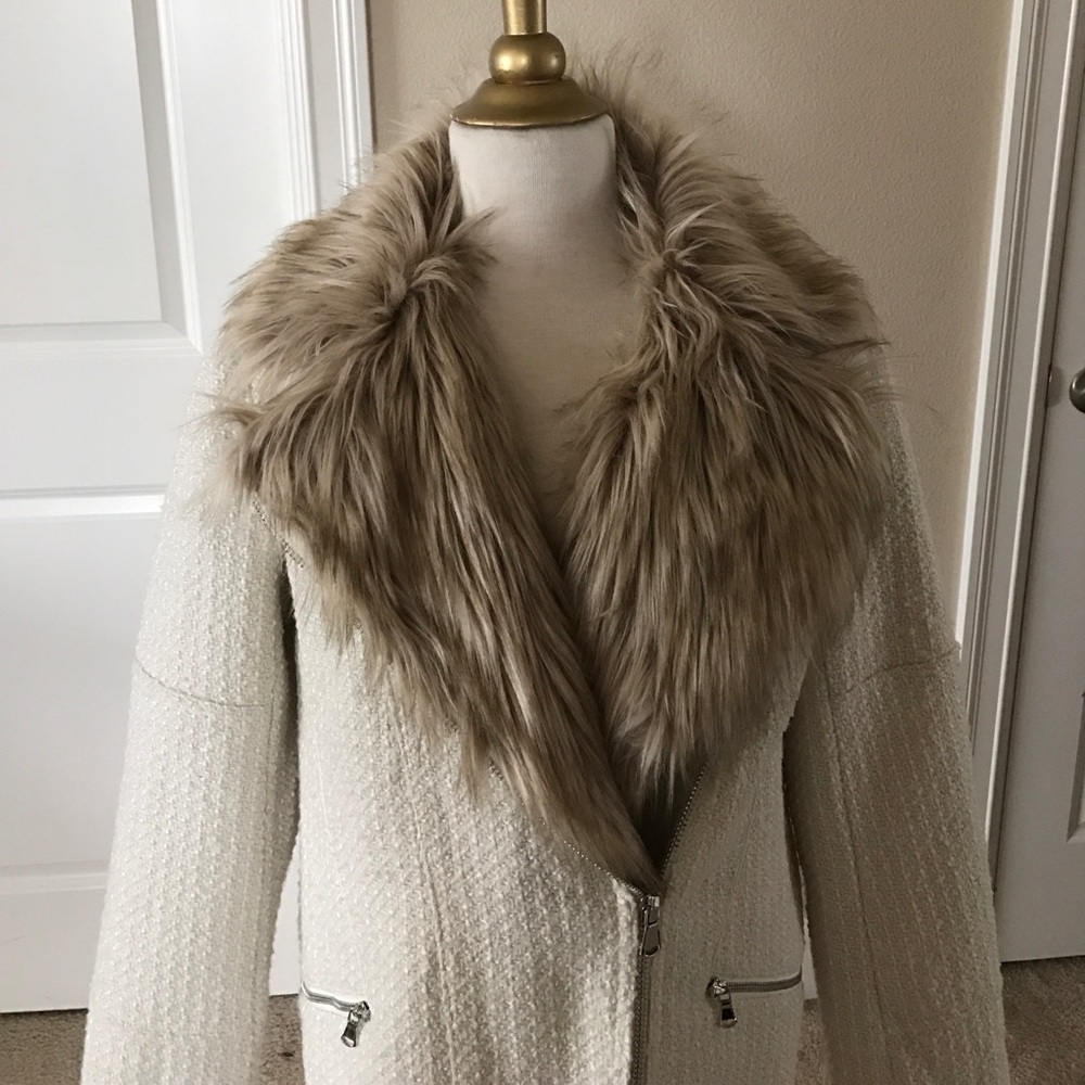 Faux fur jacket