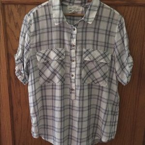 Cotton Summer Plaid Tunic