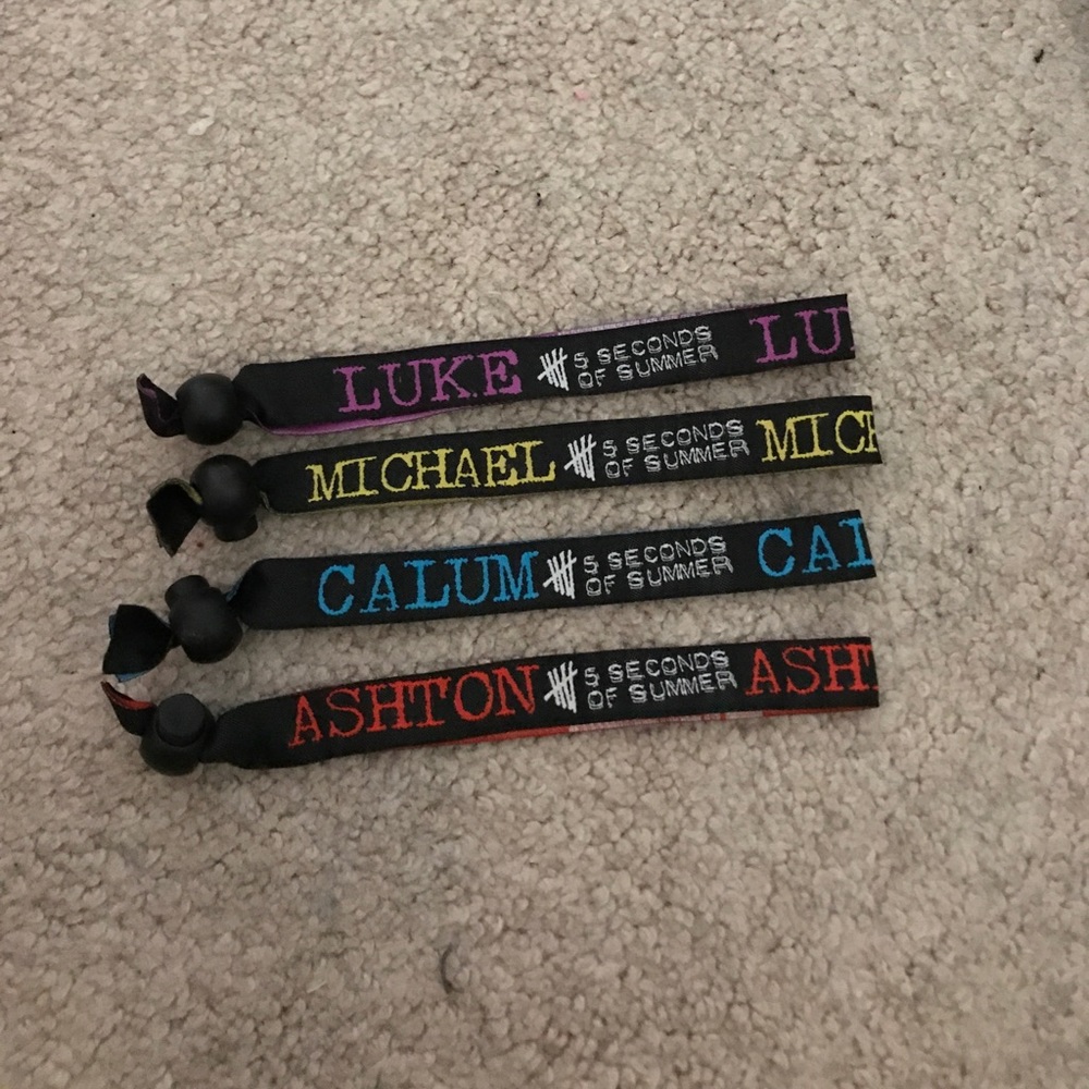5 Seconds of Summer Member Bracelets