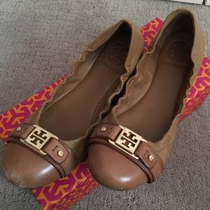 Tory Burch Tan Flats