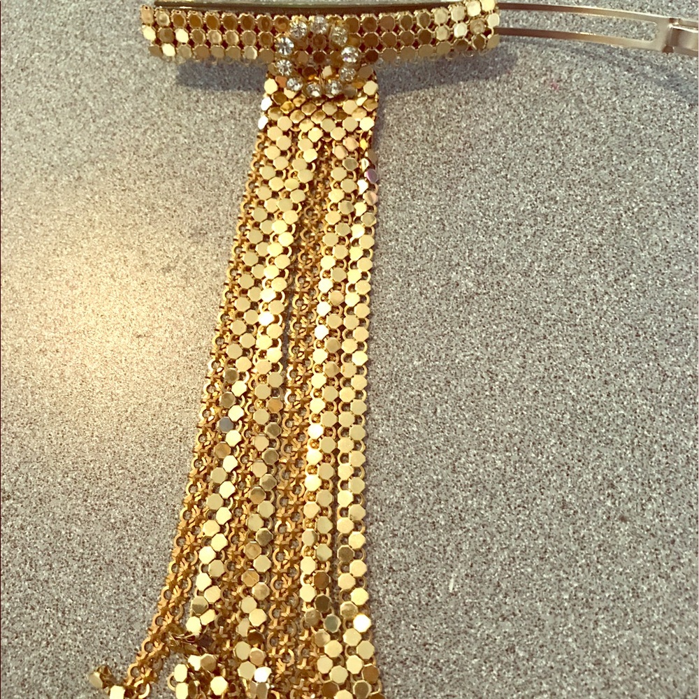 Vintage gold  hair clip