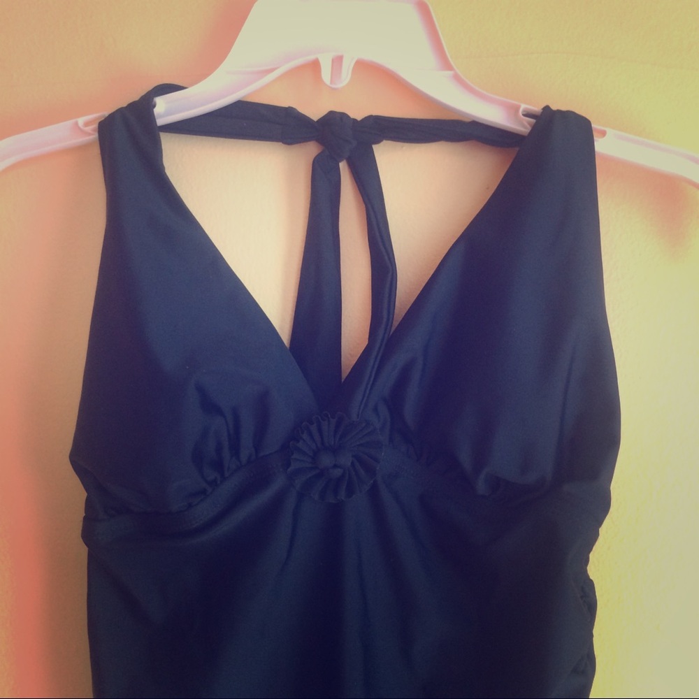 Brand NEW Elle Tankini Halter Top Swimsuit