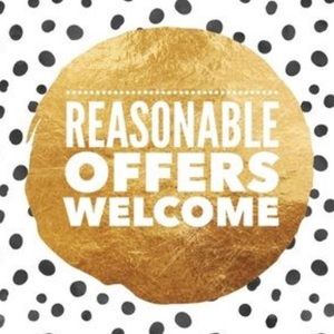 All reasonable offers accepted!