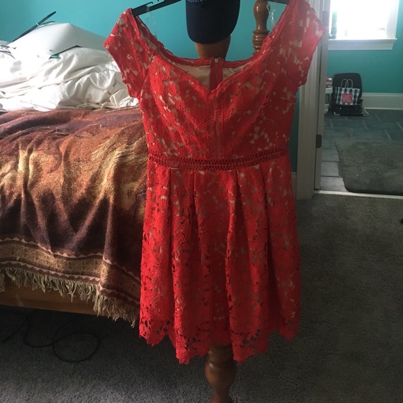 Francesca's Red Dress - Picture 2 of 3