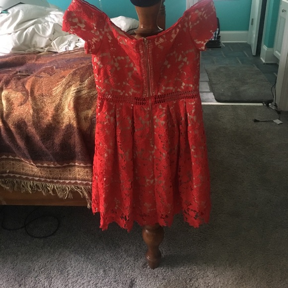 Francesca's Red Dress - Picture 3 of 3