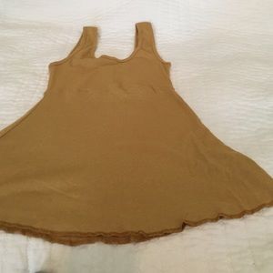 Shimmery gold tank