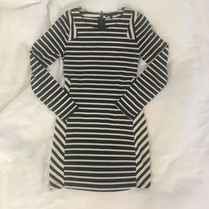Urban Outfitters striped long sleeve dress