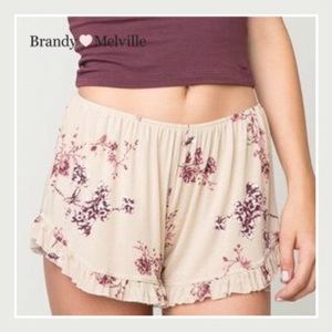 Brandy Melville Cherry Blossom Vodi Shorts
