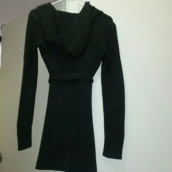 Gray sweater dress - Picture 4 of 4