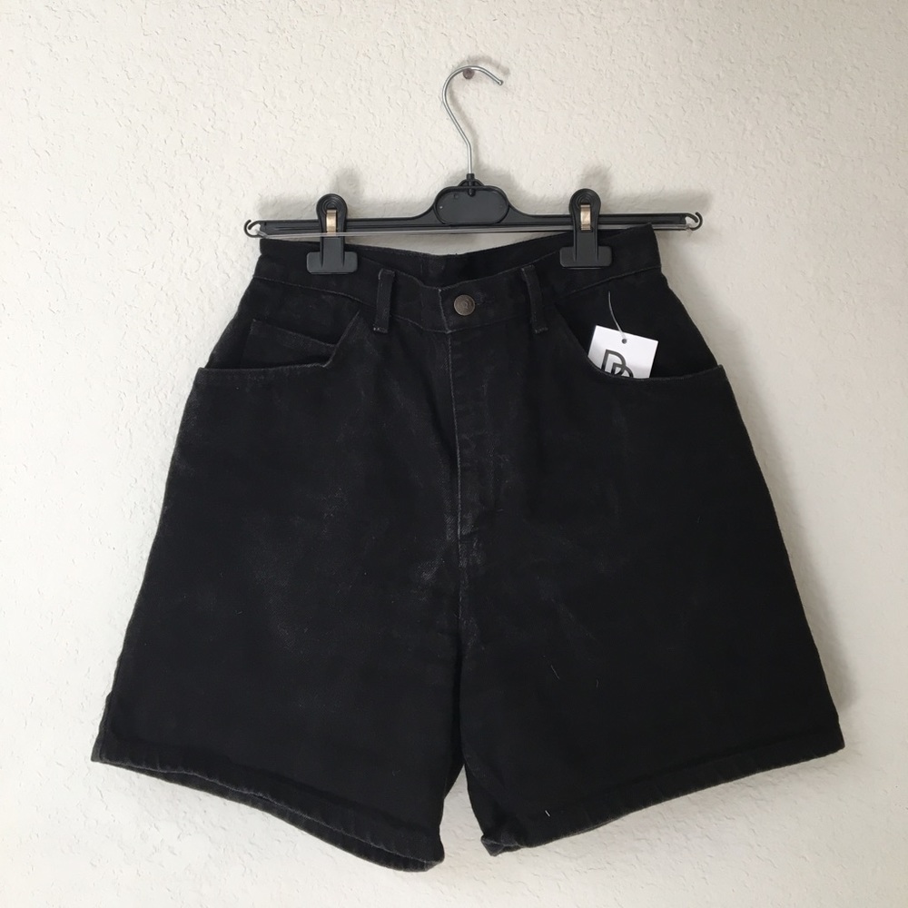 Vintage black jean shorts
