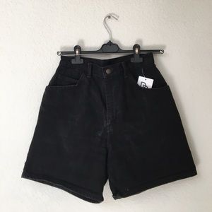 Vintage black jean shorts