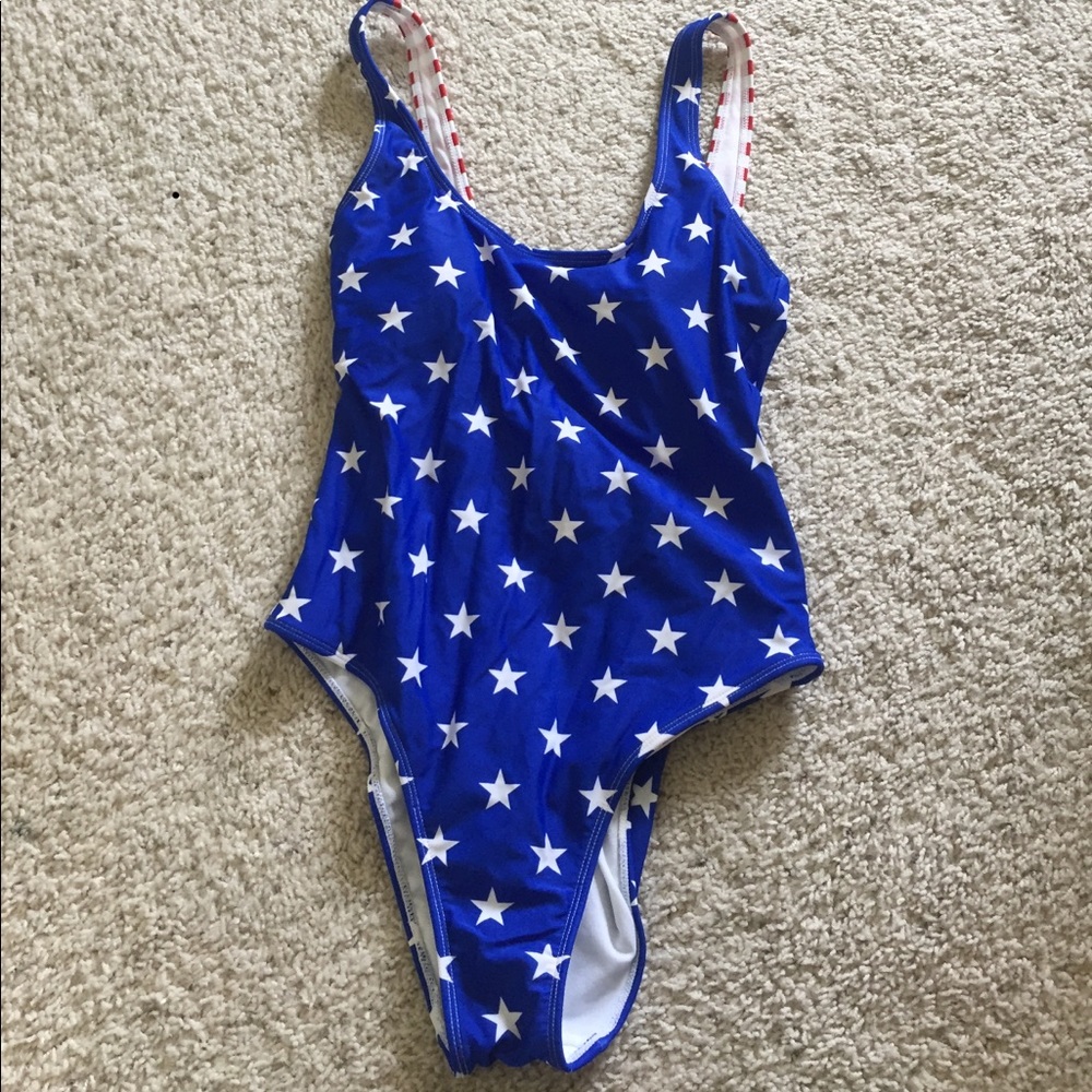 American flag one piece swimsuit