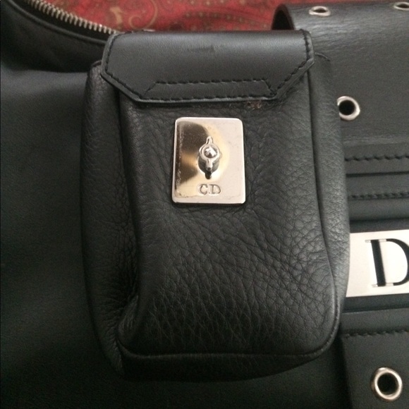 Dior shoulder/crossbag in black w 2 attachments - Picture 4 of 4