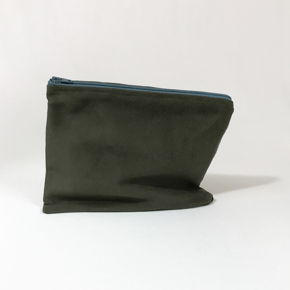 ♥️SALE‼️➖Olive Microsuede Pocket with Zipper
