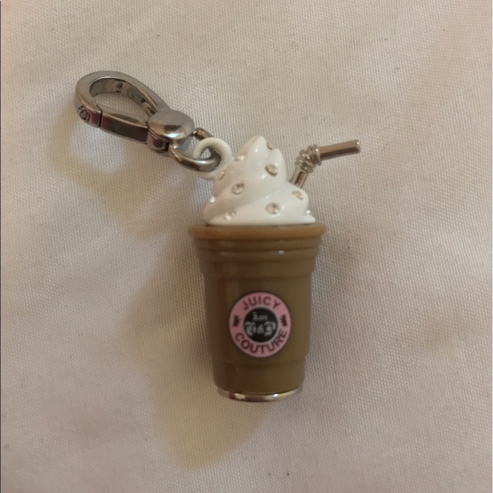 Juicy Couture Silver Frappe Charm