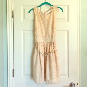 Shimmery lace dress