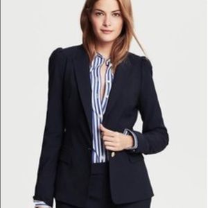 Banana Republic Navy Blazer.