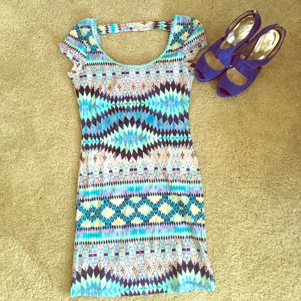 Tribal print dress