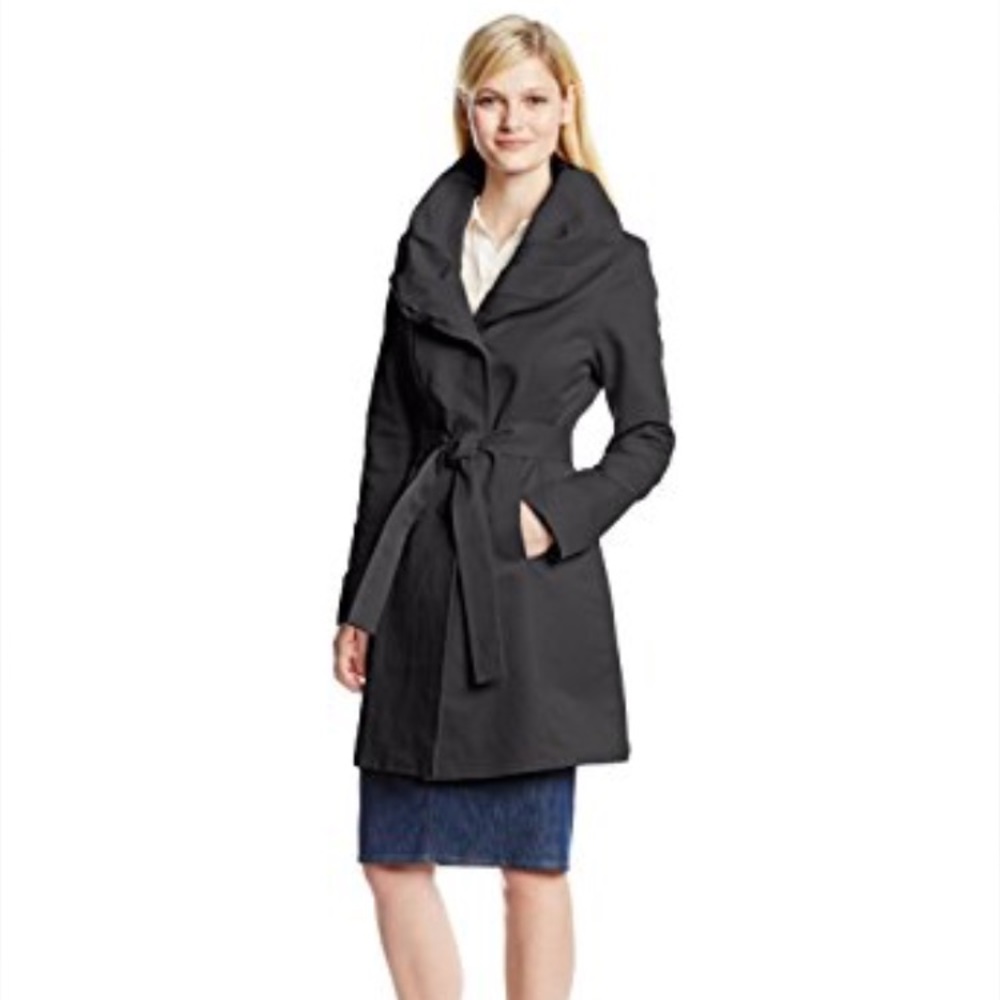 Grey Tahari trench coat