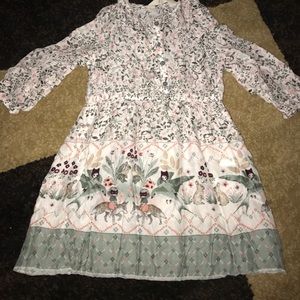 H&M 2T bird dress