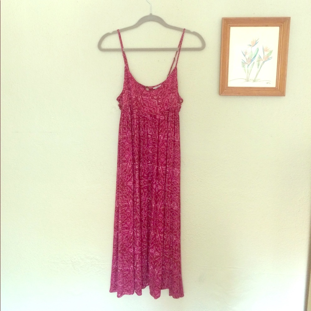 summer sun midi-dress, small