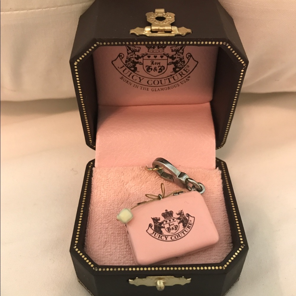 Juicy Couture Silver Laptop charm