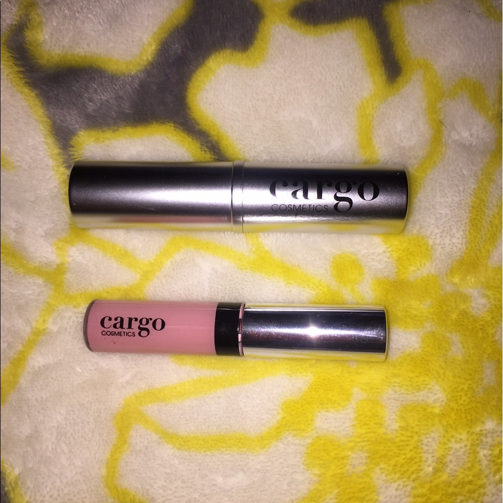 NEW Cargo Cosmetics highlighter stick + lippie