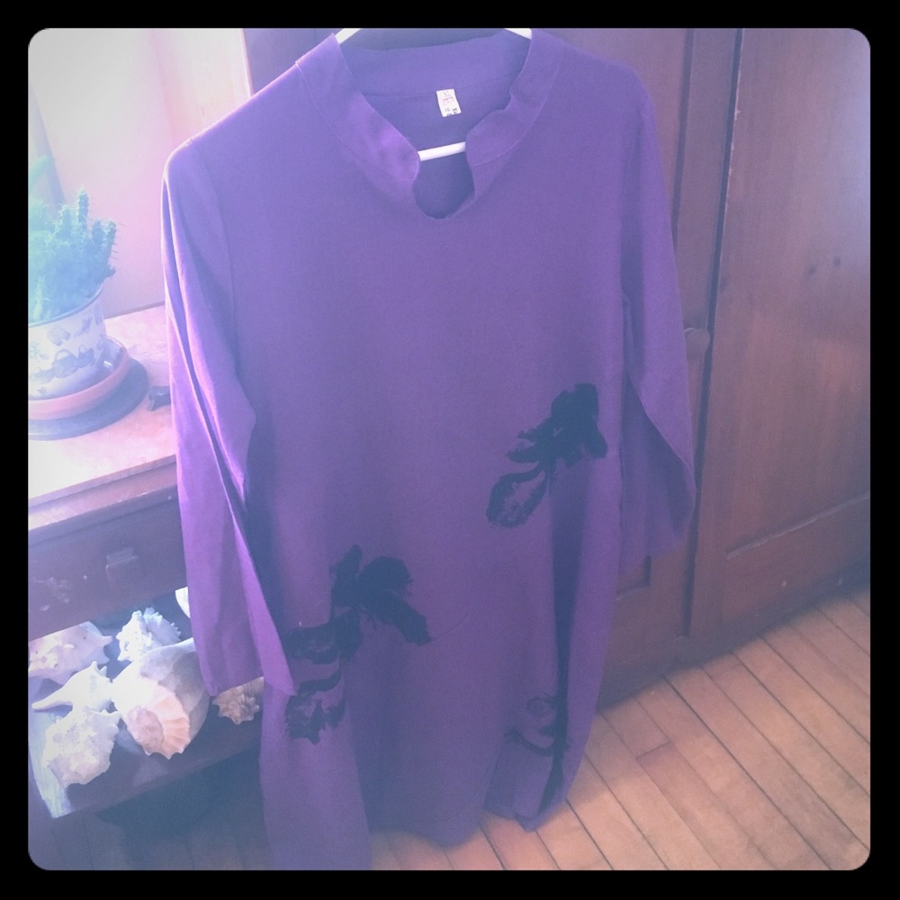 Japanese purple dress