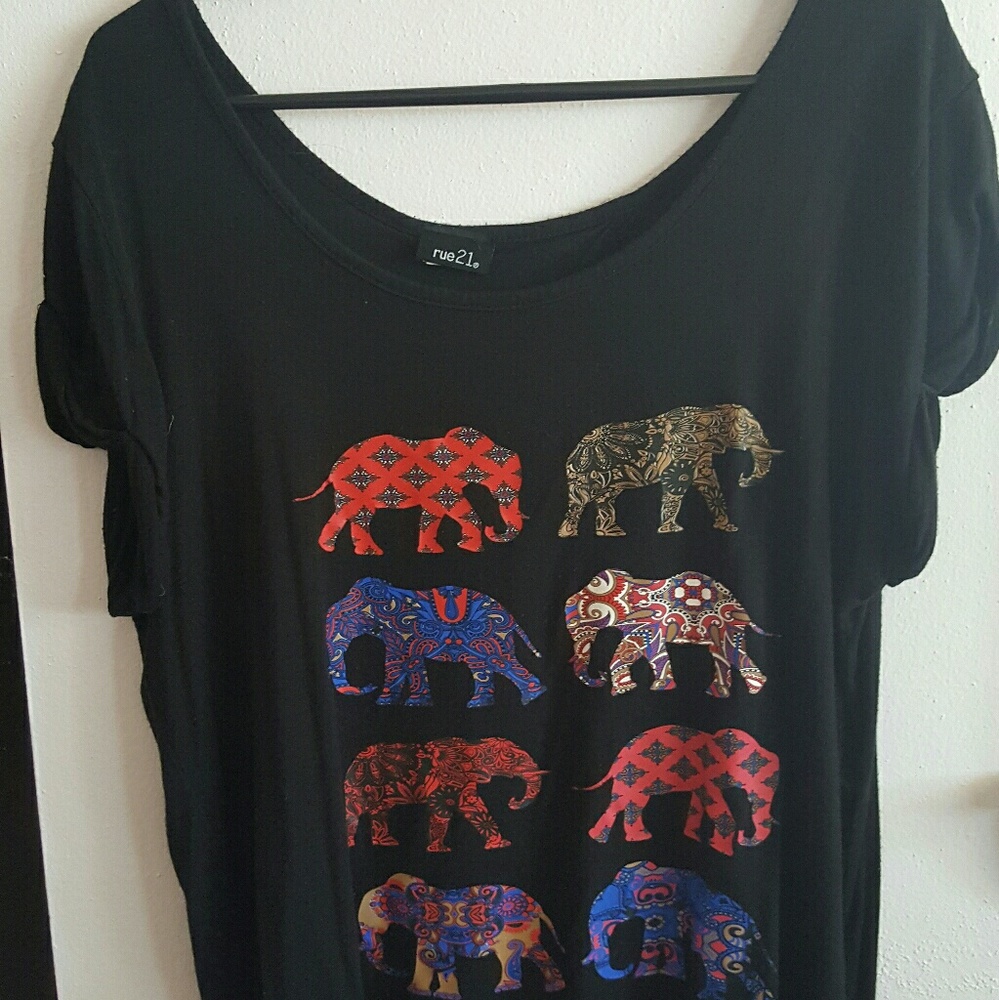Open Back Elephant Top