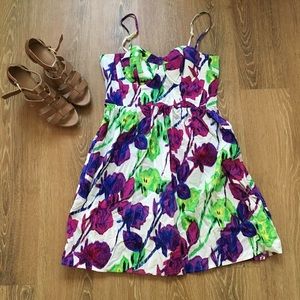Floral Corset Summer Dress -Size 4