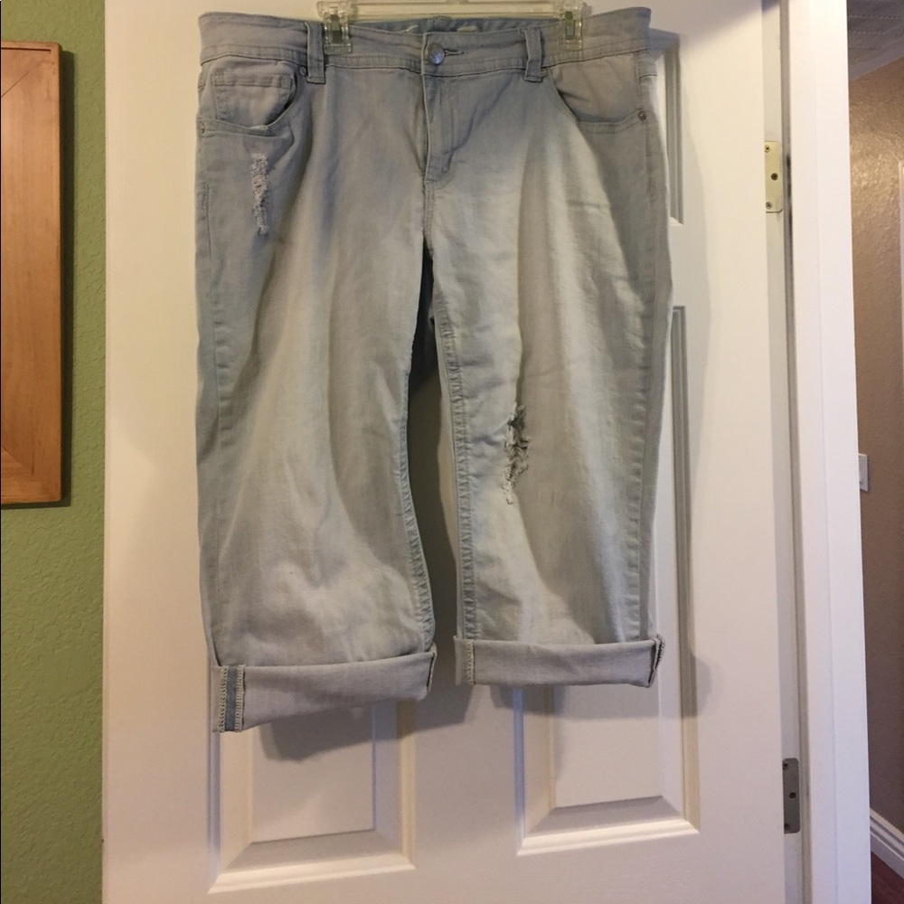 Denim boyfriend jeans