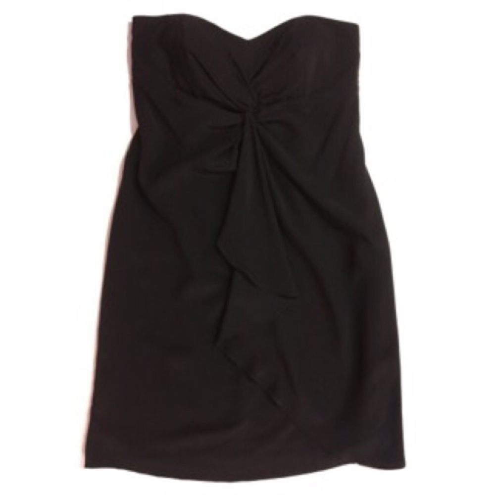 NWT MARCIANO Guess Strapless Silk Dress cocktail S