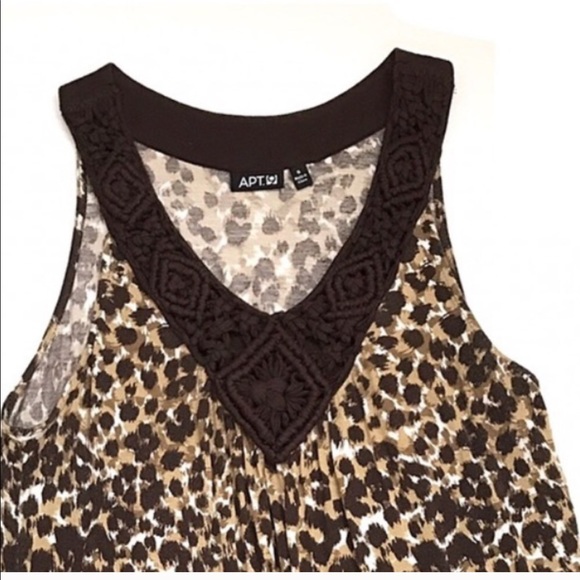 Apt. 9 • Print • V Neck • Crochet • Top - Picture 3 of 4