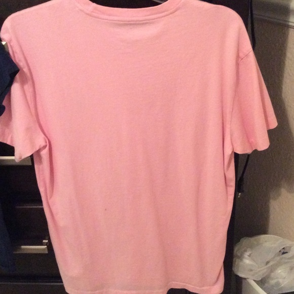 Men's small pink POLO t-shirt - Picture 2 of 3