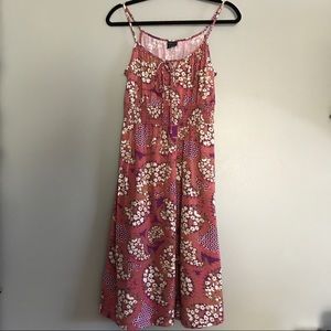 Midi Smocked Waist Dress