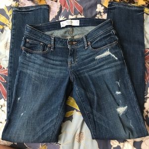 Destroyed Abercrombie jeans