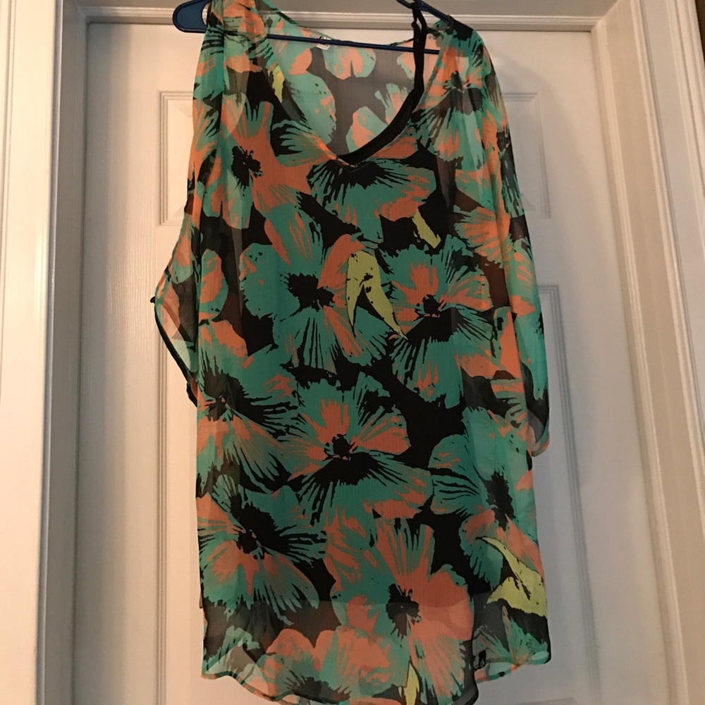 Diamond Hawaiian Print Dress