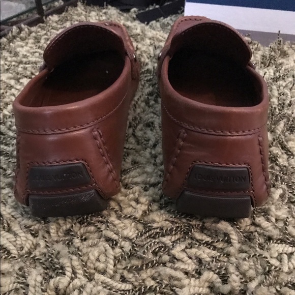 Louis Vuitton Men\'s Monte Carlo Car Shoe-Cognac-11