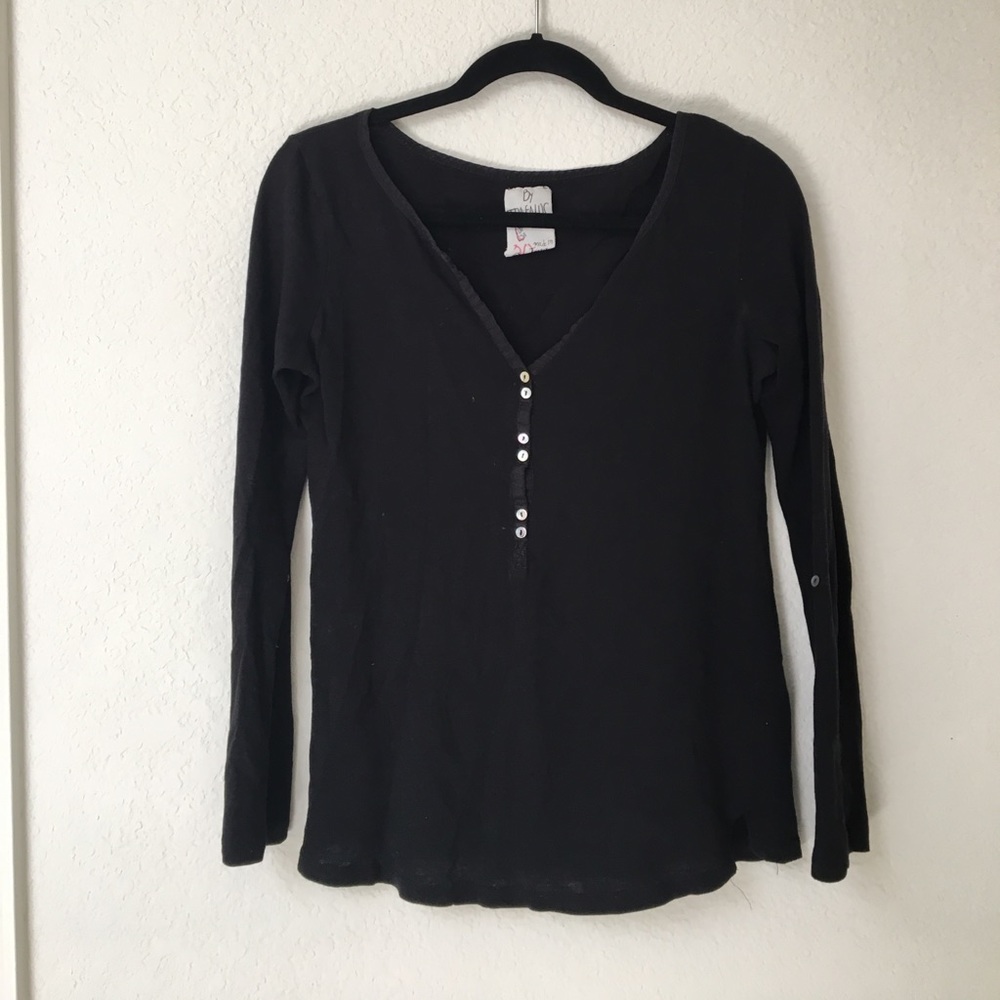 zara long sleeve v-neck