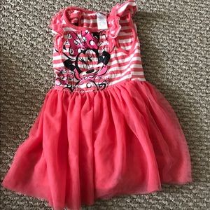 Minnie mouse 2t coral dress