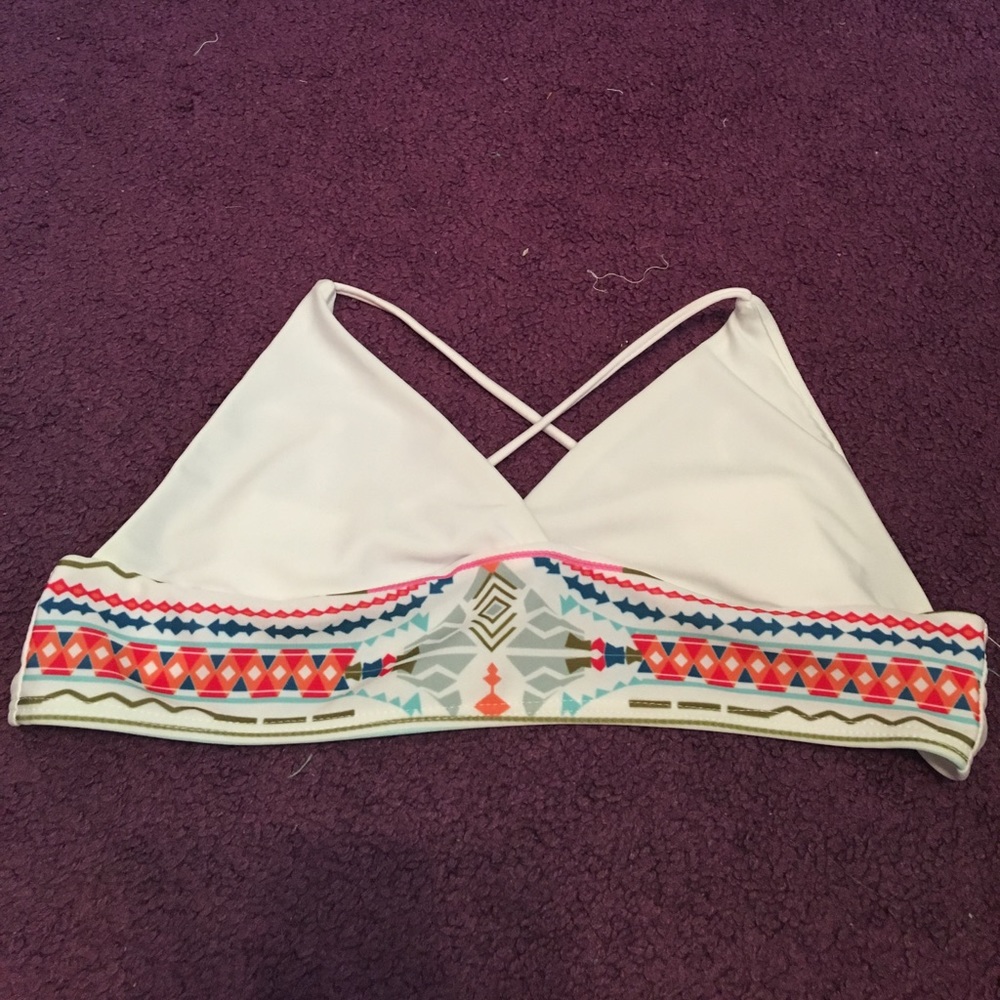 White bikini top!