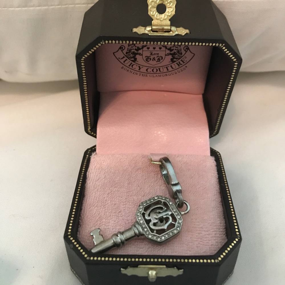Juicy Couture Logo Key Charm