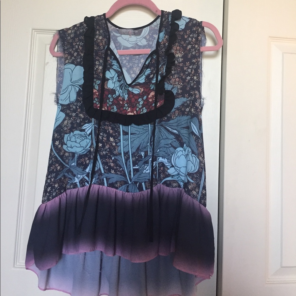 Clover canyon autumn ombré tank size Sm