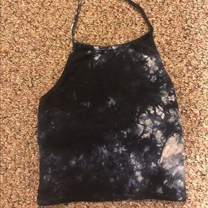 Brandy Melville Tie Dye Halter Crop Top