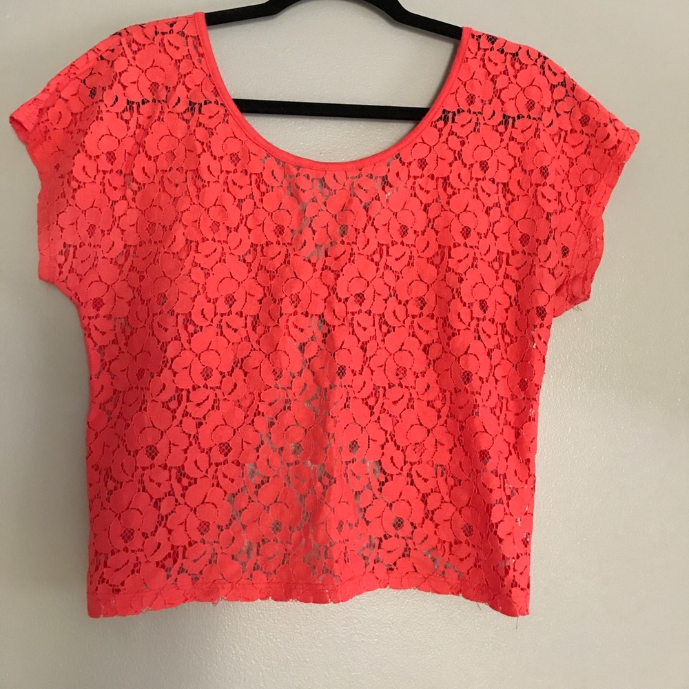 Open back crop top
