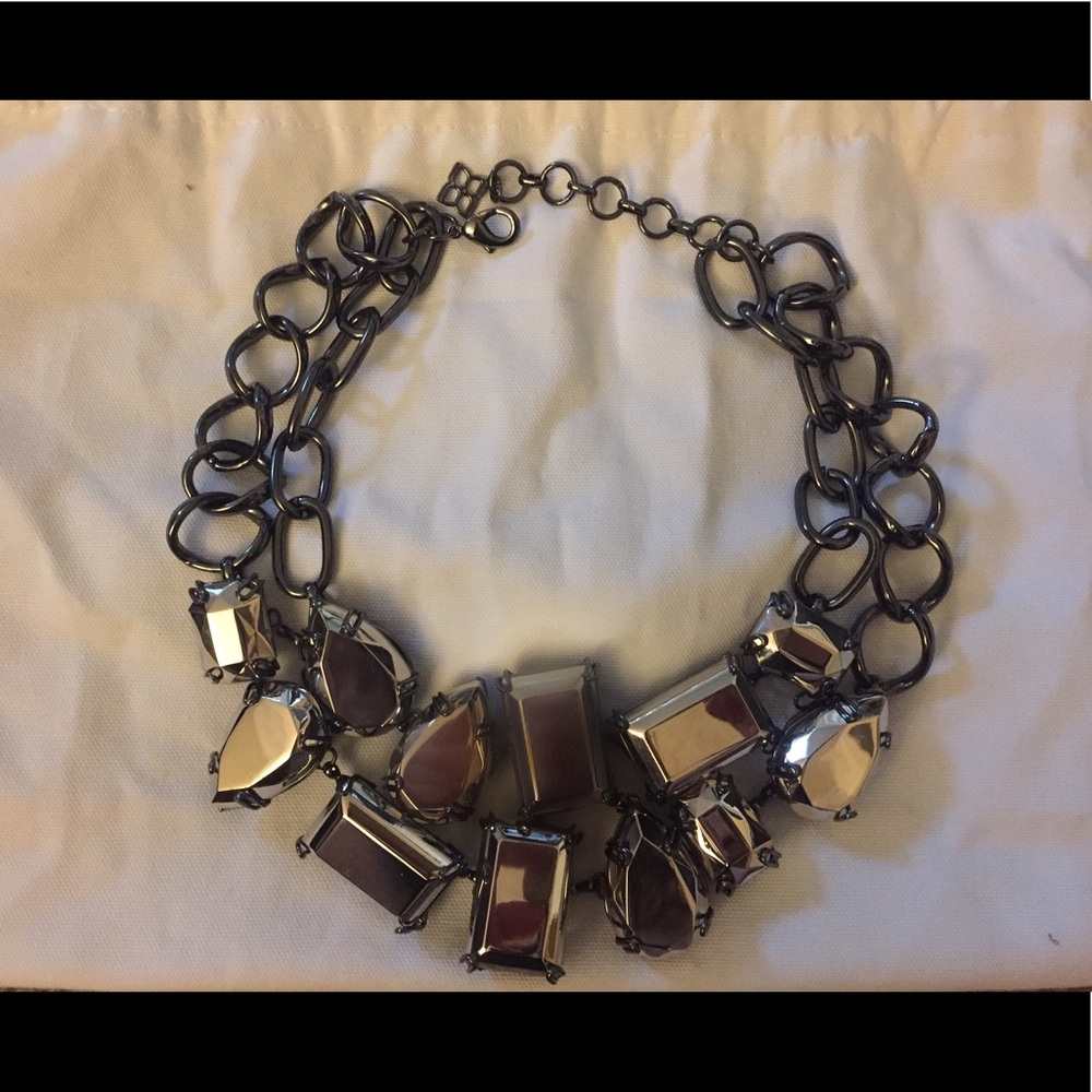BCBG Mirror Statement Necklace